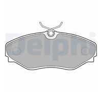 DELPHI LP1767 Kit pastiglie freno, Freno a disco per RENAULT