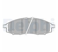DELPHI LP1772 Kit pastiglie freno, Freno a disco per NISSAN