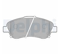 DELPHI LP1786 Set Pastiglia Freno, Freno a Disco per Toyota