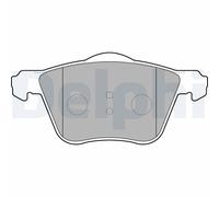 DELPHI LP1787 Kit pastiglie freno, Freno a disco per VOLVO