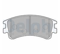 DELPHI LP1799 Kit pastiglie freno, Freno a disco per MAZDA,ROVER