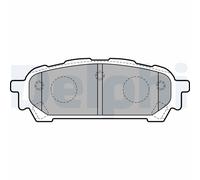 Set di pastiglie freno DELPHI LP1822, posteriore
