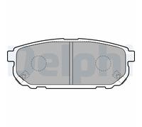 DELPHI LP1850 Kit pastiglie freno, Freno a disco per KIA