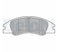 Set di pastiglie freno DELPHI LP1932, anteriore