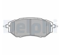 DELPHI LP1941 Kit pastiglie freno, Freno a disco per SUBARU