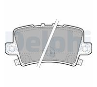 DELPHI LP1971 Kit pastiglie freno, Freno a disco per HONDA