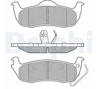 DELPHI LP1975 Kit pastiglie freno, Freno a disco per JEEP