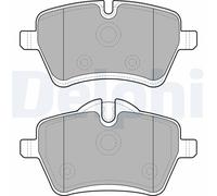 Set di pastiglie freno DELPHI LP1985, fronte