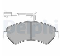 DELPHI LP1993 Kit pastiglie freno, Freno a disco per CITROËN,FIAT,PEUGEOT