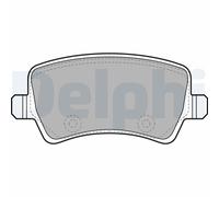 DELPHI LP2008 Kit pastiglie freno, Freno a disco per FORD,LAND ROVER,VOLVO,VOLVO