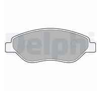 DELPHI LP2010 Kit pastiglie freno, Freno a disco per OPEL,VAUXHALL