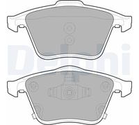 DELPHI LP2025 Kit pastiglie freno, Freno a disco per MAZDA