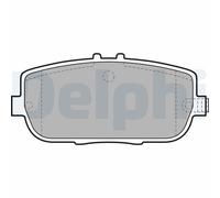 DELPHI LP2027 Kit pastiglie freno, Freno a disco per ABARTH,FIAT,MAZDA