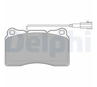 DELPHI LP2045 Kit pastiglie freno, Freno a disco per ALFA ROMEO,LANCIA,MITSUBISH