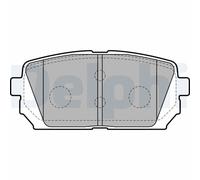 Set di pastiglie freno DELPHI LP2051, indietro