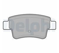 Set di pastiglie freno DELPHI LP2055, posteriore