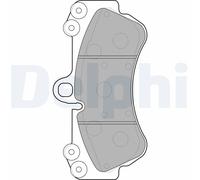 DELPHI LP2057 Kit pastiglie freno, Freno a disco per PORSCHE,VW