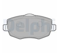 DELPHI LP2064 Kit pastiglie freno, Freno a disco per LANCIA