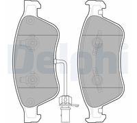 DELPHI LP2072 Kit pastiglie freno, Freno a disco per AUDI,VW