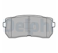 Set di pastiglie freno DELPHI LP2095, posteriore