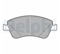DELPHI LP2102 Kit pastiglie freno, Freno a disco per TOYOTA