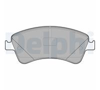 DELPHI LP2104 Kit pastiglie freno, Freno a disco per TOYOTA