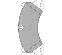 Set di pastiglie freno DELPHI LP2117, anteriore