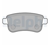 DELPHI LP2153 Kit pastiglie freno, Freno a disco per MITSUBISHI,RENAULT