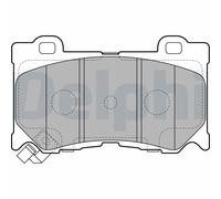 DELPHI LP2156 Kit pastiglie freno, Freno a disco per INFINITI,NISSAN