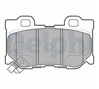 DELPHI LP2157 Kit pastiglie freno, Freno a disco per INFINITI,NISSAN