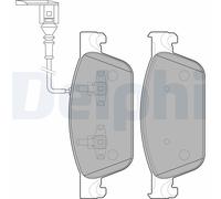 Set di pastiglie freno DELPHI LP2199, anteriore