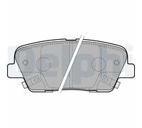 DELPHI LP2202 Kit pastiglie freno, Freno a disco per GENESIS,HYUNDAI,KG MOBILITY