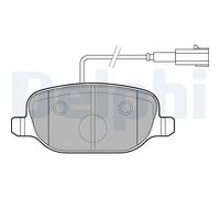 DELPHI LP2223 Kit pastiglie freno, Freno a disco per ALFA ROMEO