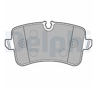 DELPHI LP2249 Kit pastiglie freno, Freno a disco per AUDI,PORSCHE