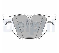 DELPHI LP2256 Kit pastiglie freno, Freno a disco per BMW,BMW (BRILLIANCE)