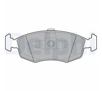 DELPHI LP2274 Kit pastiglie freno, Freno a disco per CHRYSLER,FIAT,LANCIA