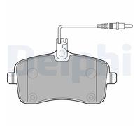 DELPHI LP2282 Kit pastiglie freno, Freno a disco per PEUGEOT