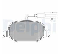 DELPHI LP2300 Kit pastiglie freno, Freno a disco per ALFA ROMEO,FIAT