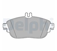 Set di pastiglie freno DELPHI LP2441, anteriore