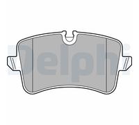 DELPHI LP2446 Kit pastiglie freno, Freno a disco per AUDI,AUDI (FAW),PORSCHE,VW