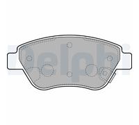 DELPHI LP2478 Kit pastiglie freni