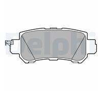 DELPHI LP2482 Kit pastiglie freno, Freno a disco per MAZDA