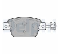 DELPHI LP2486 Kit pastiglie freno, Freno a disco per CHRYSLER,FIAT,LANCIA