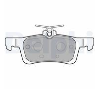 DELPHI LP2503 - Pastiglie freno per auto