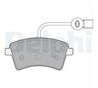 DELPHI LP2504 Kit pastiglie freno, Freno a disco per NISSAN,RENAULT