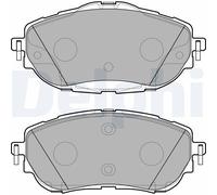 DELPHI LP2691 Kit pastiglie freno, Freno a disco per TOYOTA