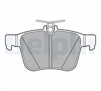 Set di pastiglie freno DELPHI LP2697, posteriore