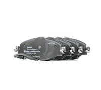 Set di pastiglie freno DELPHI LP2698, anteriore