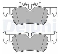 Set di pastiglie freno DELPHI LP2719, posteriore