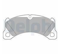 DELPHI LP3217 Kit pastiglie freni